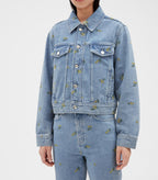 Claudie Pierlot - Vinobrode Jacket - Very Light Blue Denim
