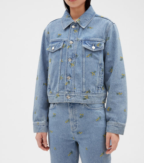 Claudie Pierlot - Chaqueta Vinobrode - Denim azul muy claro