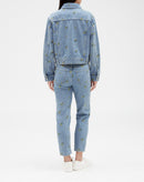 Claudie Pierlot - Blouson Vinobrode - Denim Very Light Blue