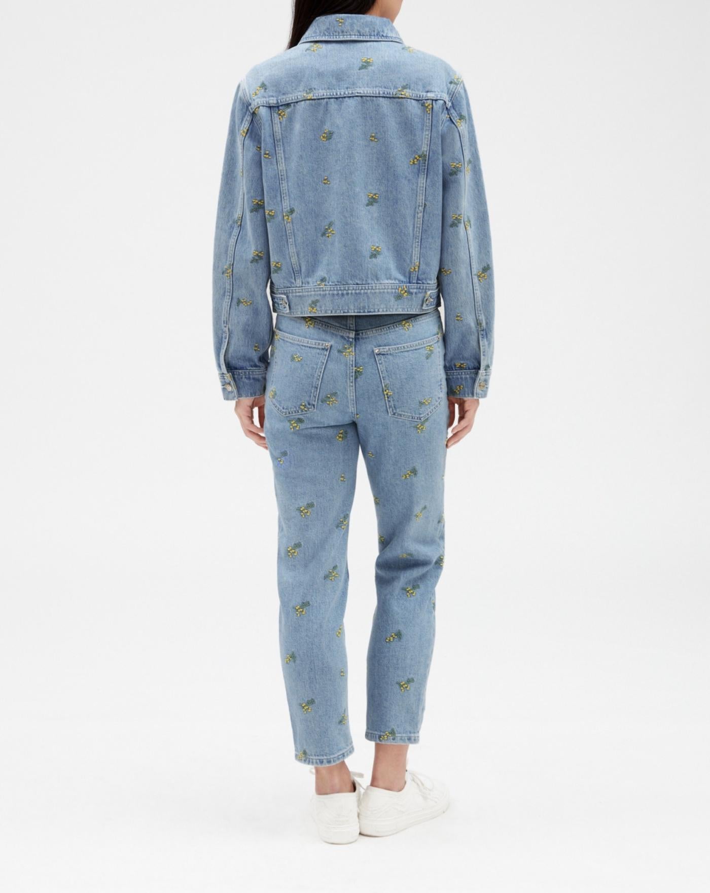 Claudie Pierlot - Vinobrode Jacket - Very Light Blue Denim