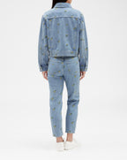 Claudie Pierlot - Vinobrode Jacket - Very Light Blue Denim