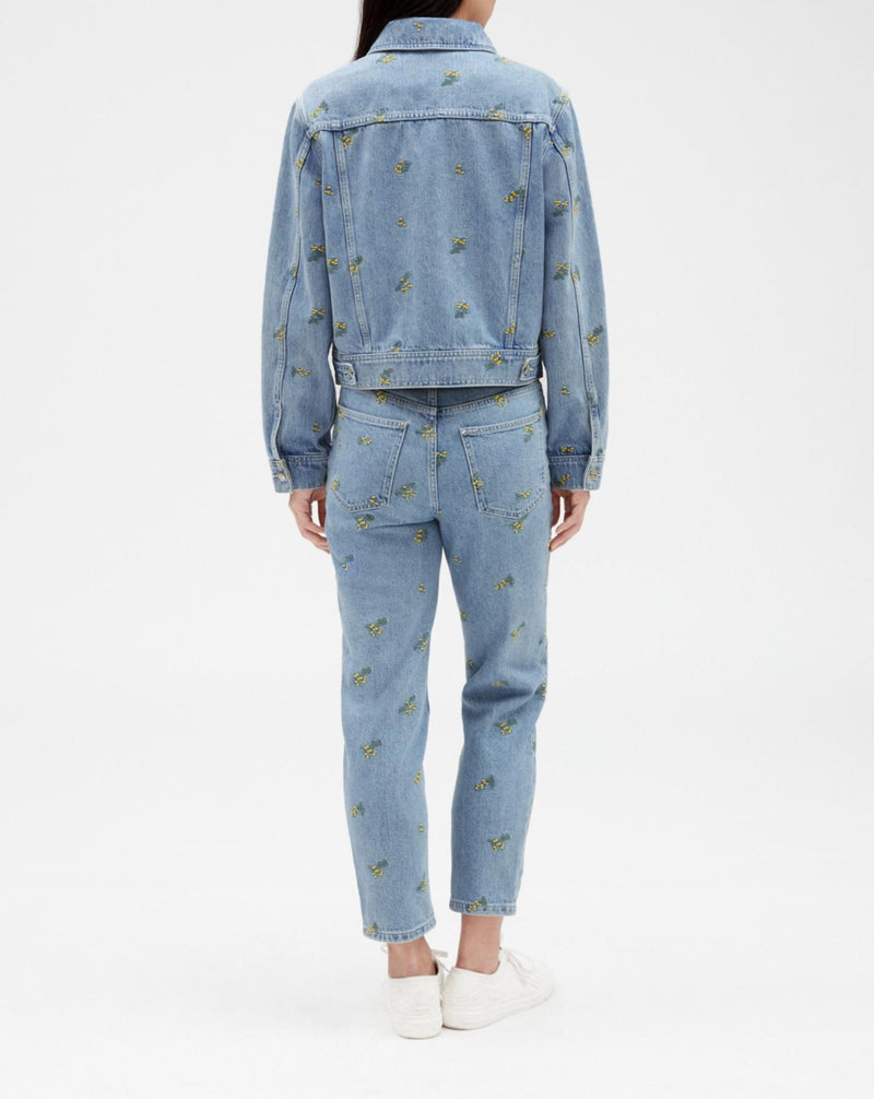 Claudie Pierlot - Chaqueta Vinobrode - Denim Azul Muy Claro