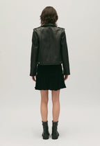 Claudie Pierlot - Blouson Cuir - Club - Noir