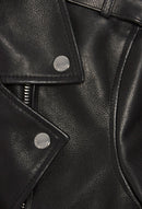 Claudie Pierlot - Blouson Cuir - Club - Noir