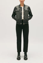 Leather Jacket - Clyde - Two-tone