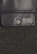 Claudie Pierlot - Blouson Cuir - Clyde - Bicolore