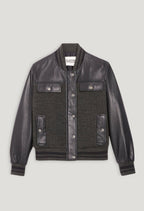 Leather Jacket - Clyde - Two-tone