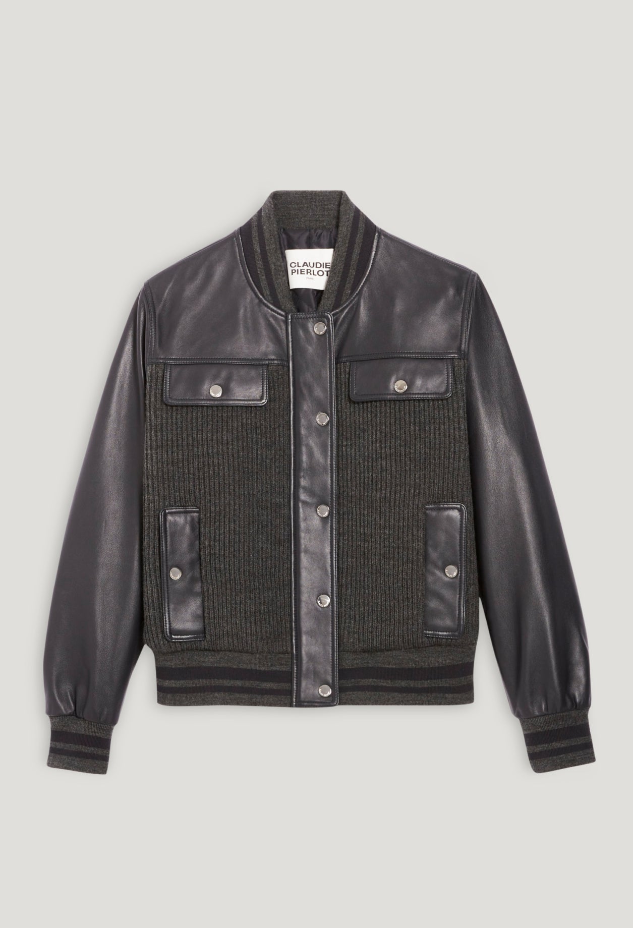 Leather Jacket - Clyde - Two-tone