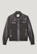 Claudie Pierlot - Blouson Cuir - Clyde - Bicolore