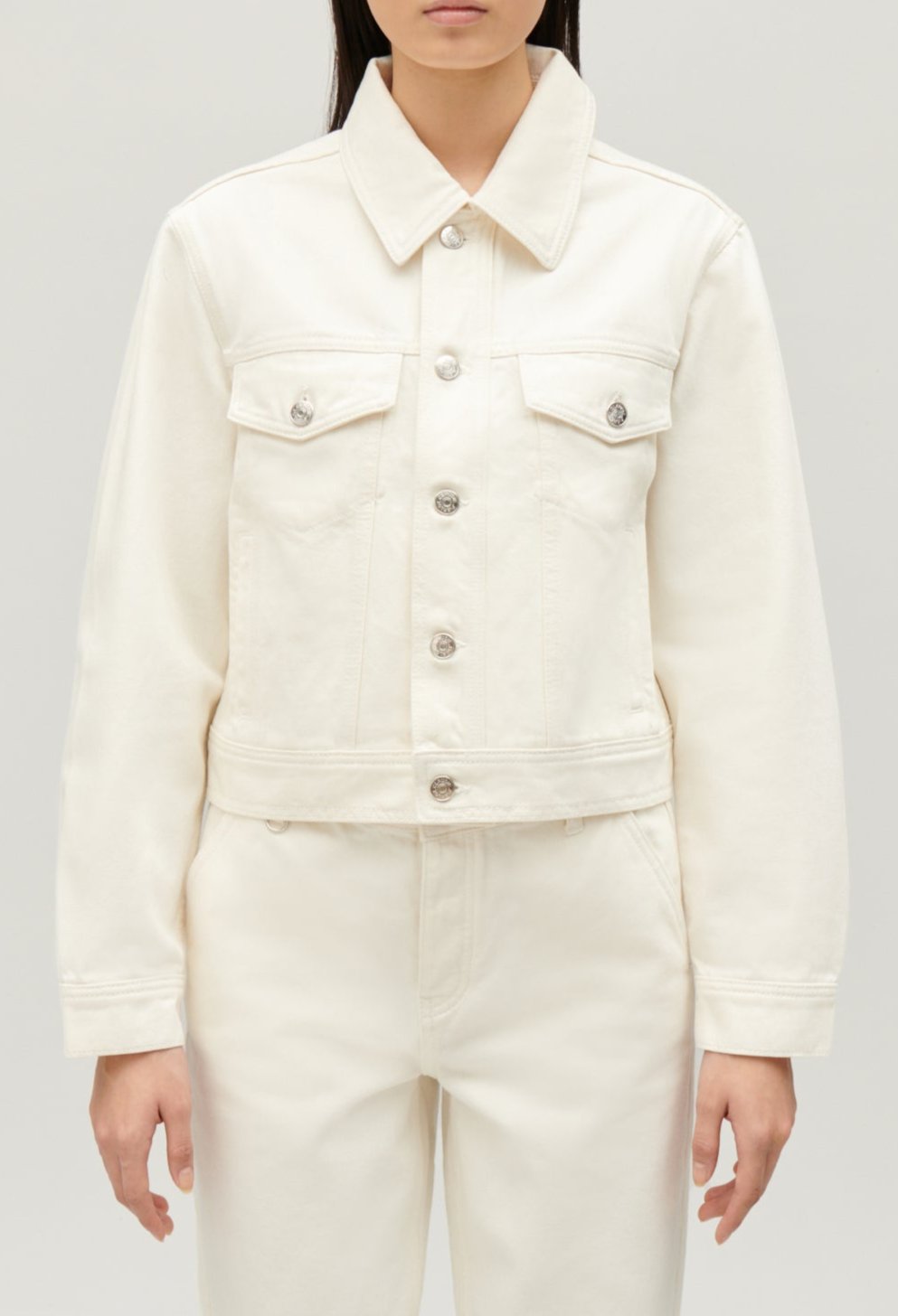Jean jacket - Vinoecru - Ecru