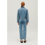 Claudie Pierlot - Chaqueta recta vaquera azul