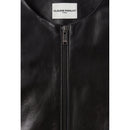 Veste Cuir Courte Col Rond