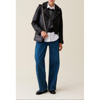 Claudie Pierlot - Fitted Smooth Leather Jacket