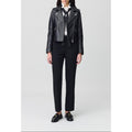 Claudie Pierlot - Fitted Smooth Leather Jacket