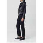 Claudie Pierlot - Fitted Smooth Leather Jacket