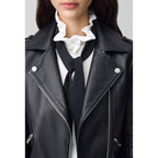 Claudie Pierlot - Fitted Smooth Leather Jacket