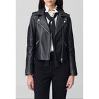 Claudie Pierlot - Fitted Smooth Leather Jacket