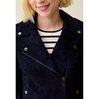 Claudie Pierlot - Veste Perfecto Cuir Suède