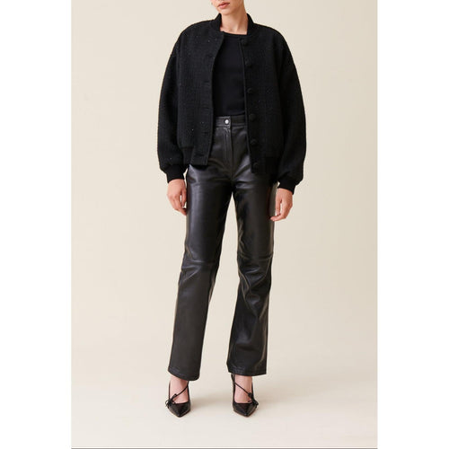 Bomber Tweed Noir
