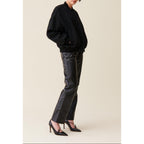 Black Tweed Bomber