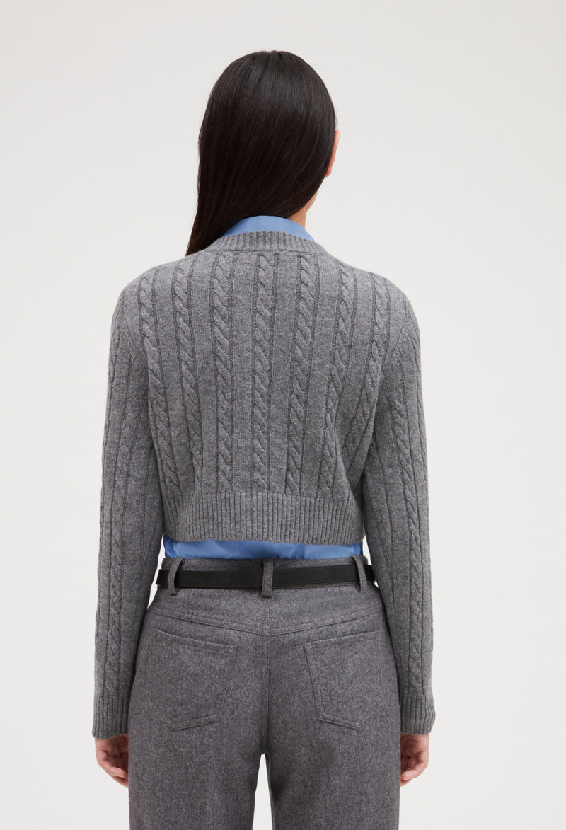 Claudie Pierlot - Cardigan Mitan - China Grey