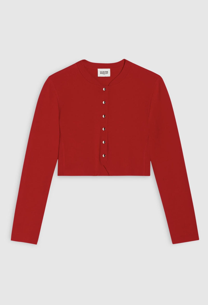 Claudie Pierlot - Cardigan Magnes - Fraise