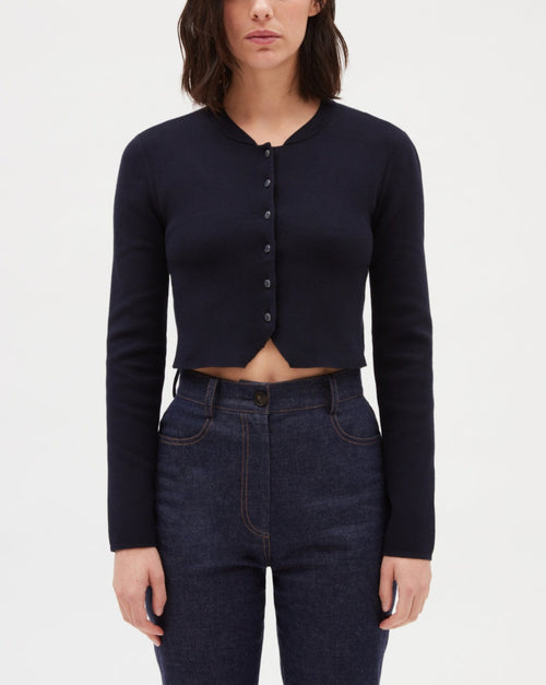 Claudie Pierlot - Cardigan - Magnes - Marine