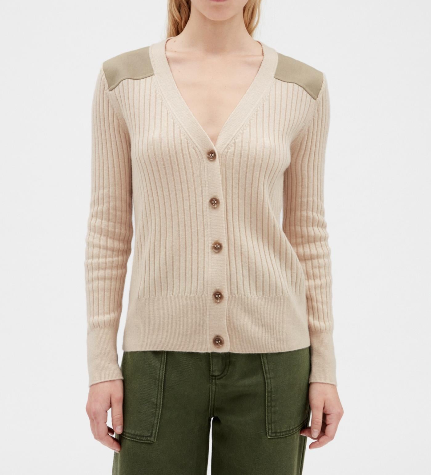 Claudie Pierlot - Cardigan - Marielle - Mastic