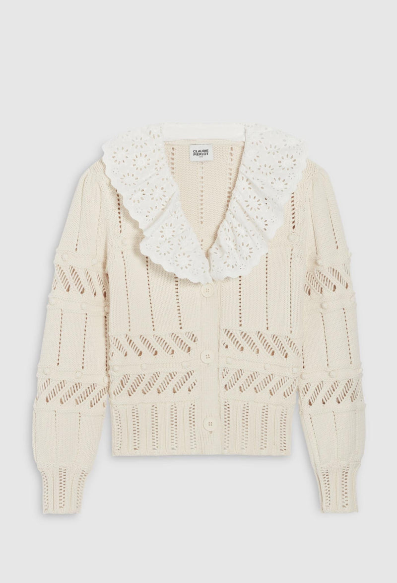 Claudie Pierlot - Cardigan - Madelaine - Ecru
