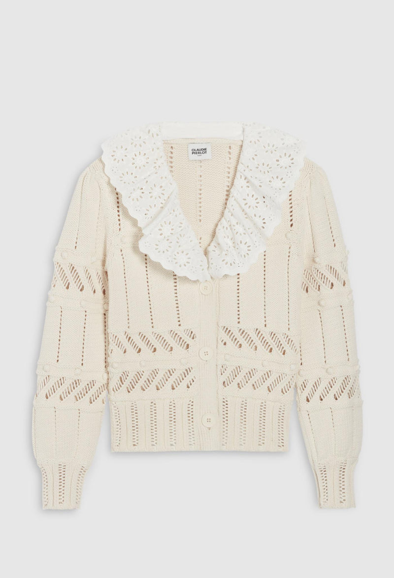 Claudie Pierlot - Madelaine Cardigan - Ecru