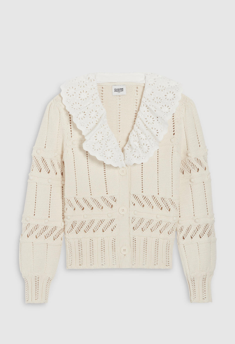 Claudie Pierlot - Cardigan - Madelaine - Ecru
