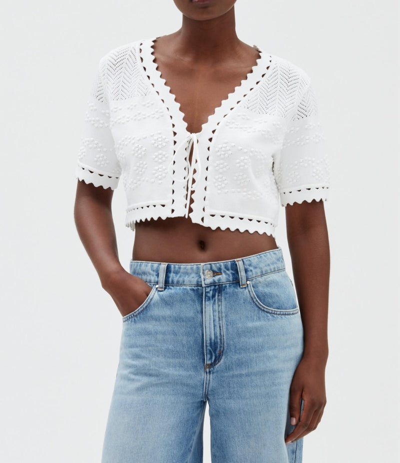 Claudie Pierlot - Miro cardigan - Ecru