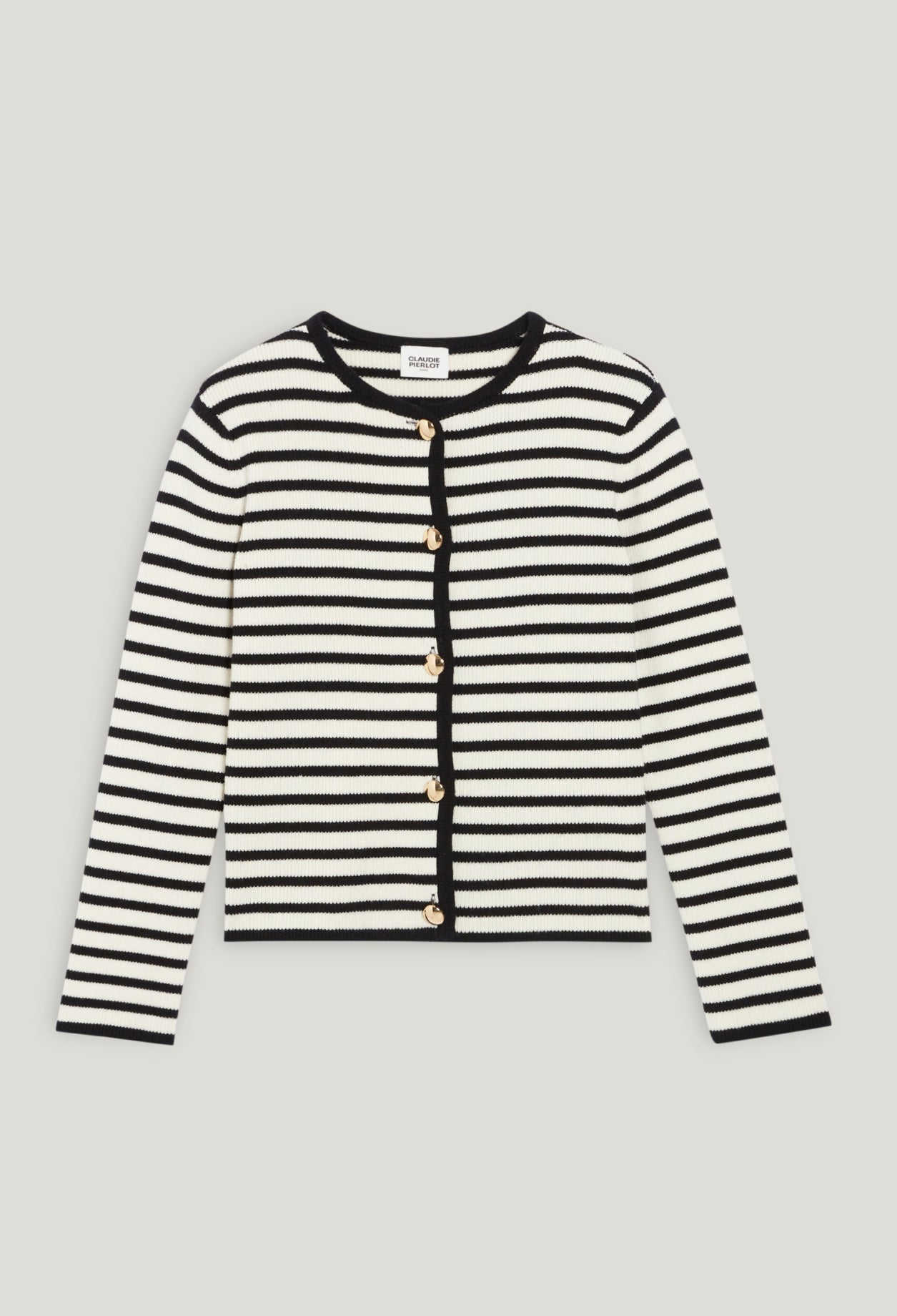Claudie Pierlot - Cardigan - Snowy - Two-tone