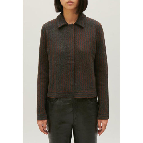 Cardigan Maille Rayée