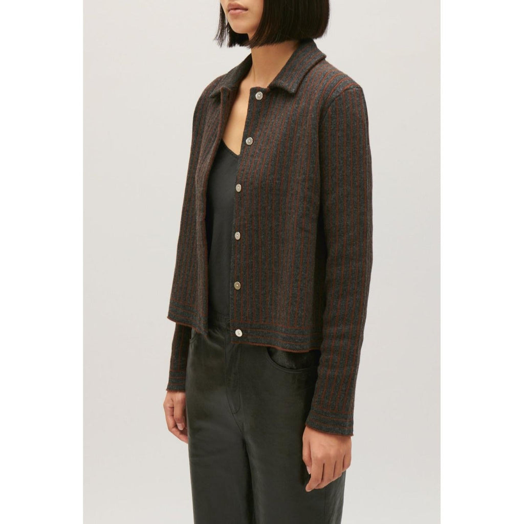 Striped Knit Cardigan