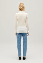 Cardigan - Tearosemodalsilk - Ecru