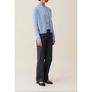 Cp Embroidery Buttoned Wool Cardigan