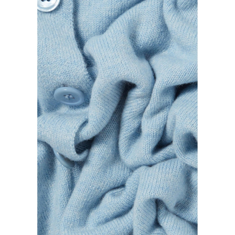 Cp Embroidery Buttoned Wool Cardigan