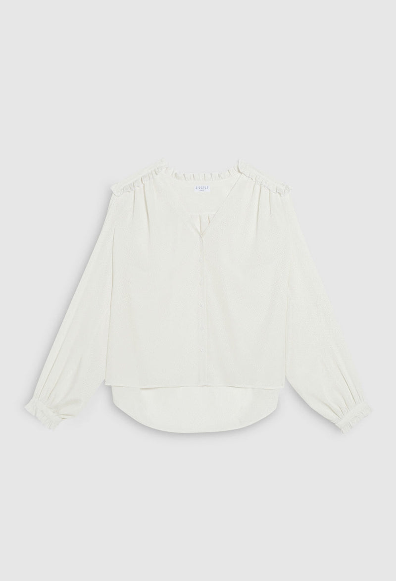 Claudie Pierlot - Chemise Citrus - Ivoire