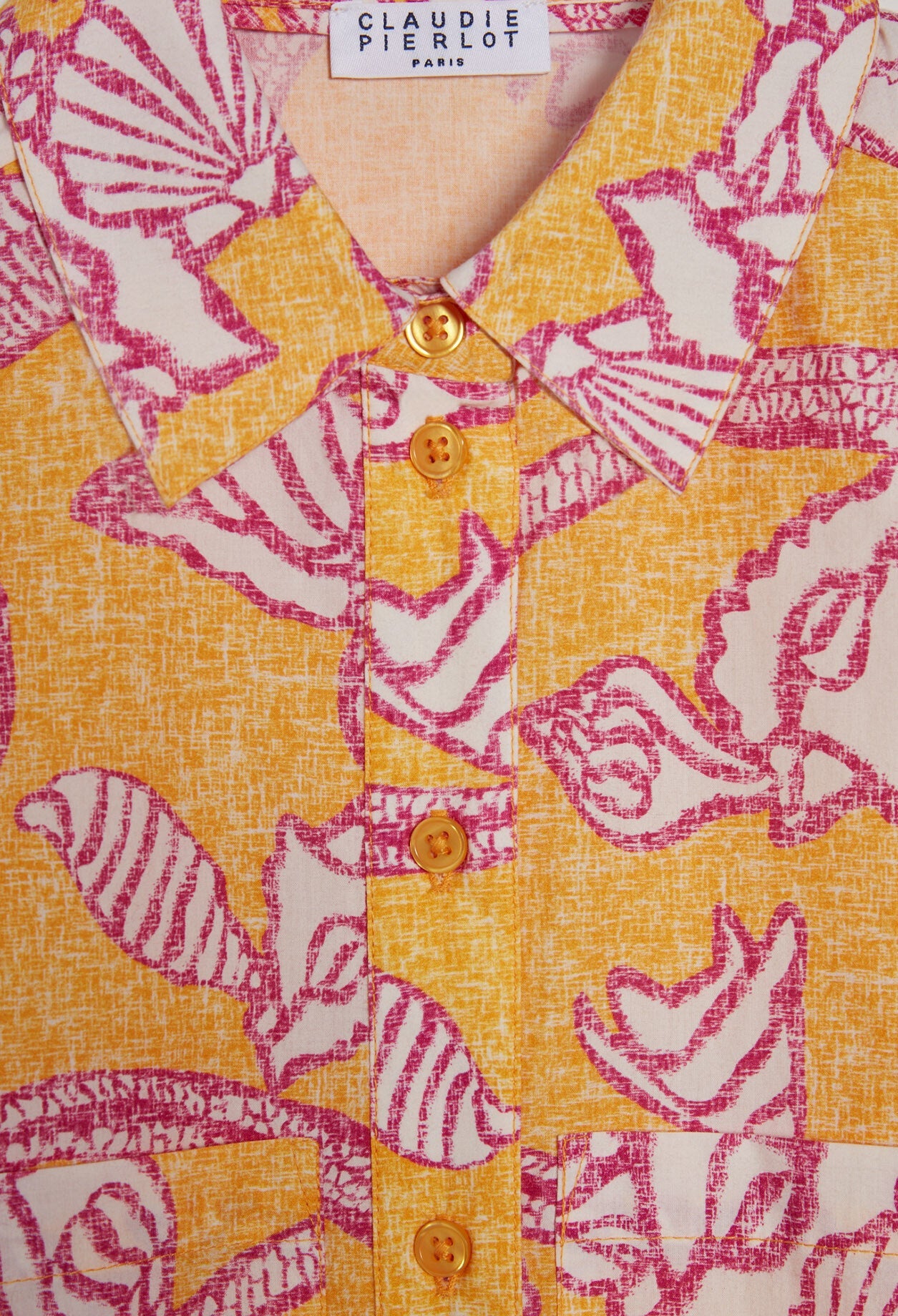 Claudie Pierlot - Shirt - Cerise - Light Print