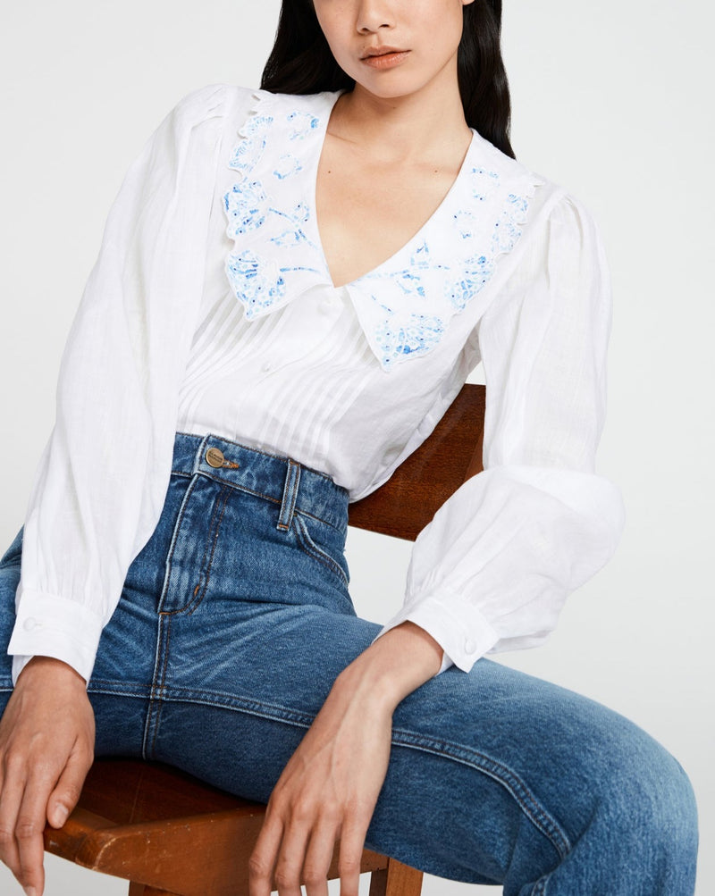 Claudie Pierlot - Camisa Claire - Crudo