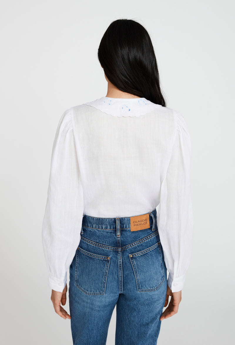 Claudie Pierlot - Camisa Claire - Crudo