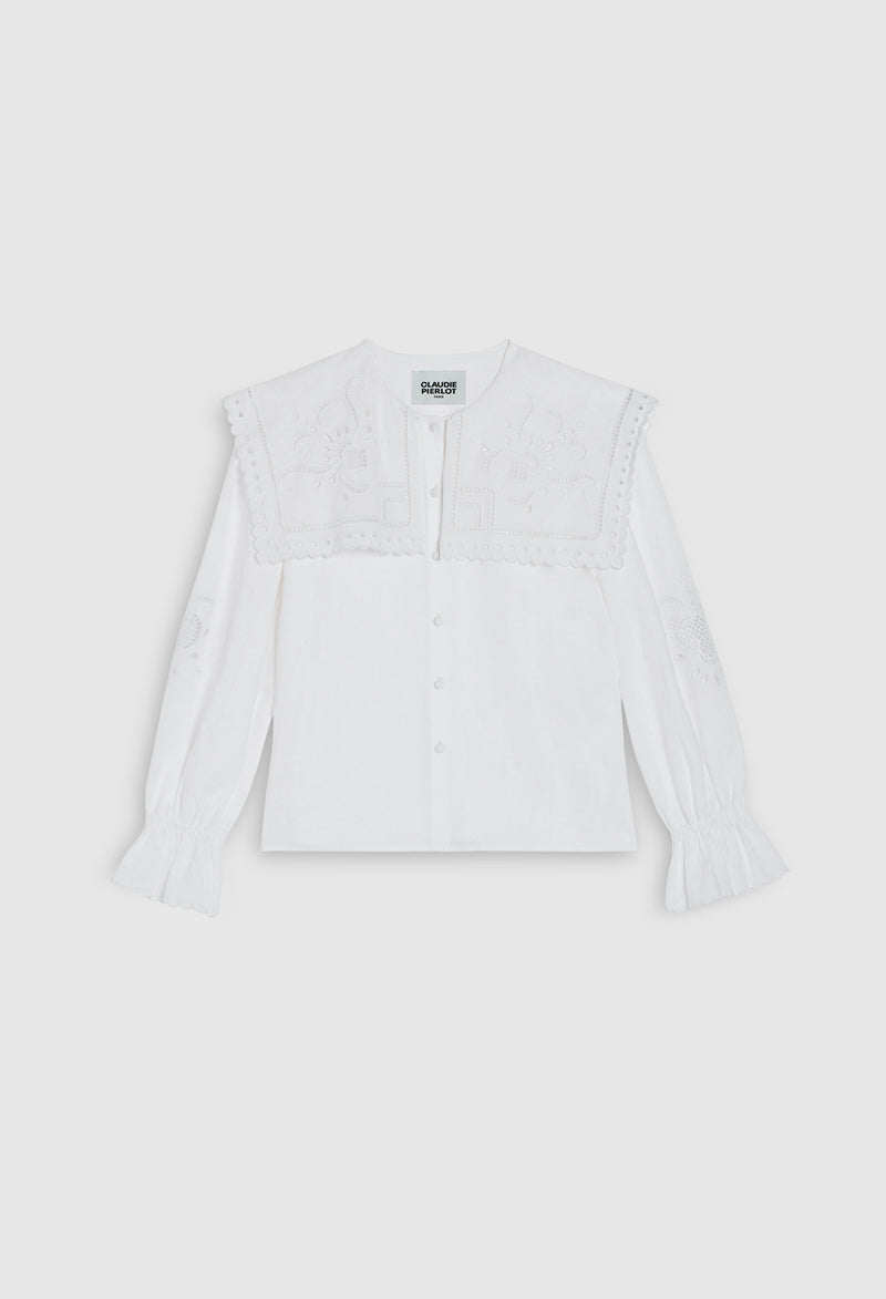 Claudie Pierlot - Chappi shirt - Ecru