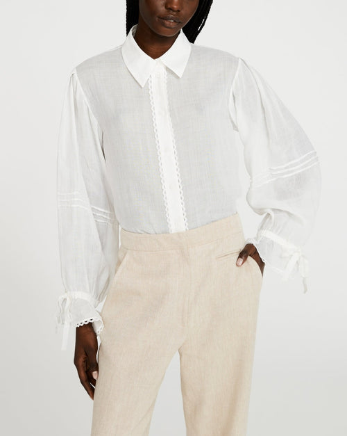 Claudie Pierlot - Camisa Chella - Crudo