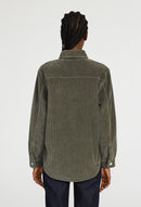 Claudie Pierlot - Clairevelvet shirt - Khaki