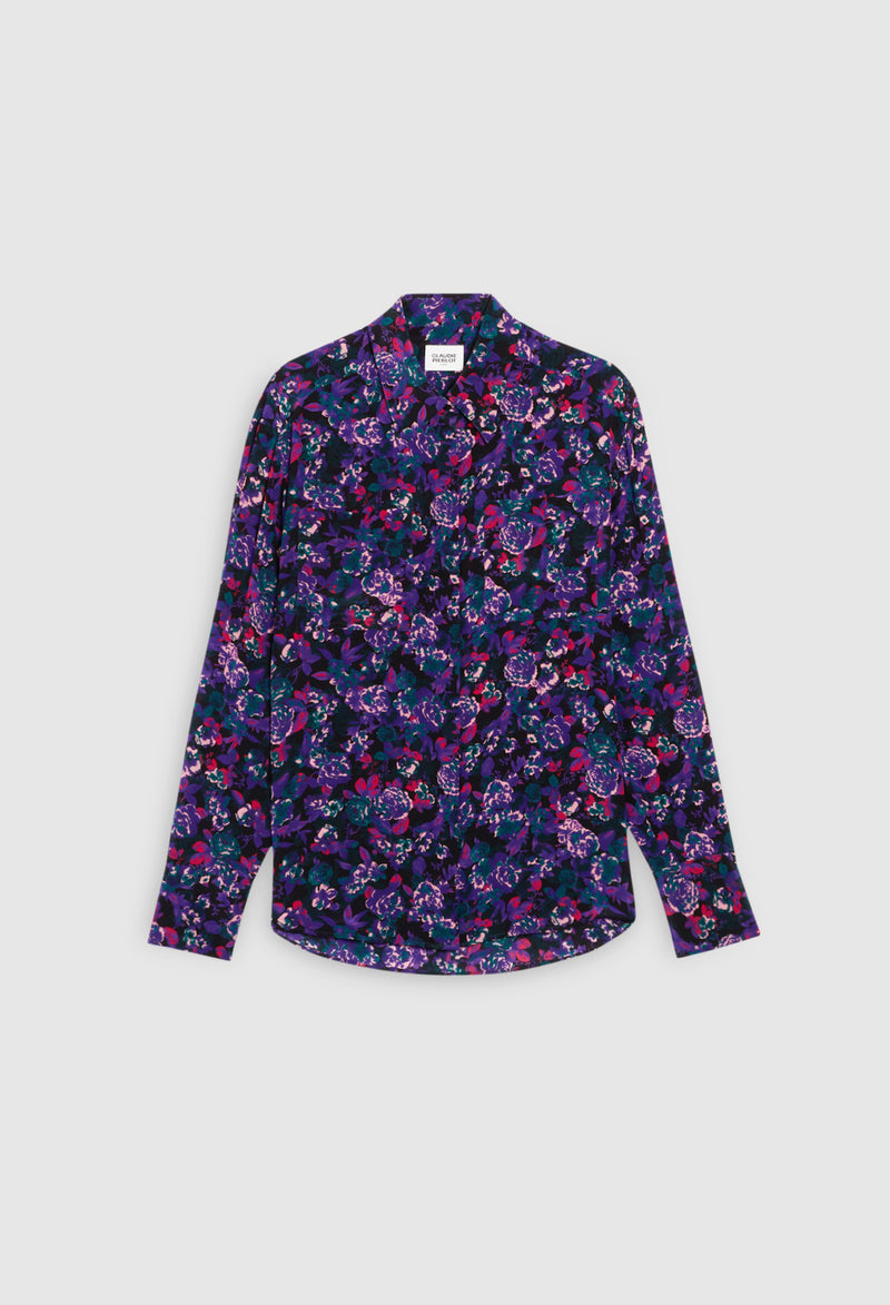 Claudie Pierlot - Chemise Cardinal - Print Fonce