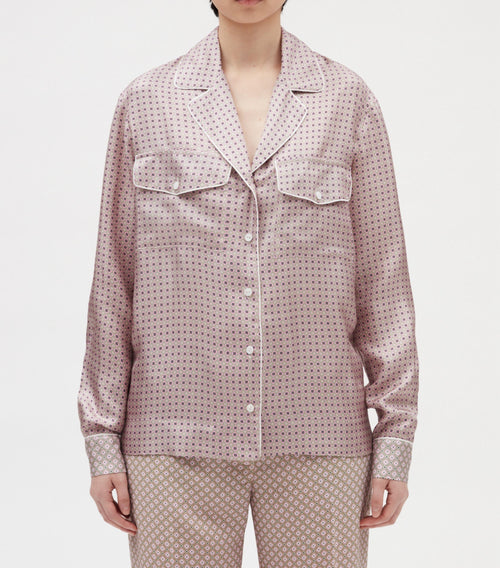 Claudie Pierlot - Camisa Cachou - Print Clair