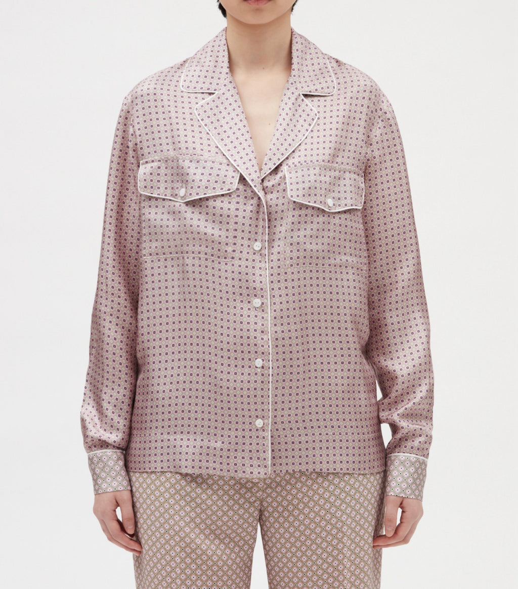 Shirt - Cachou - Light Print