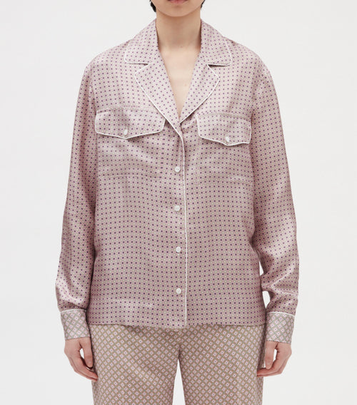 Camisa - Cachou - Estampado ligero