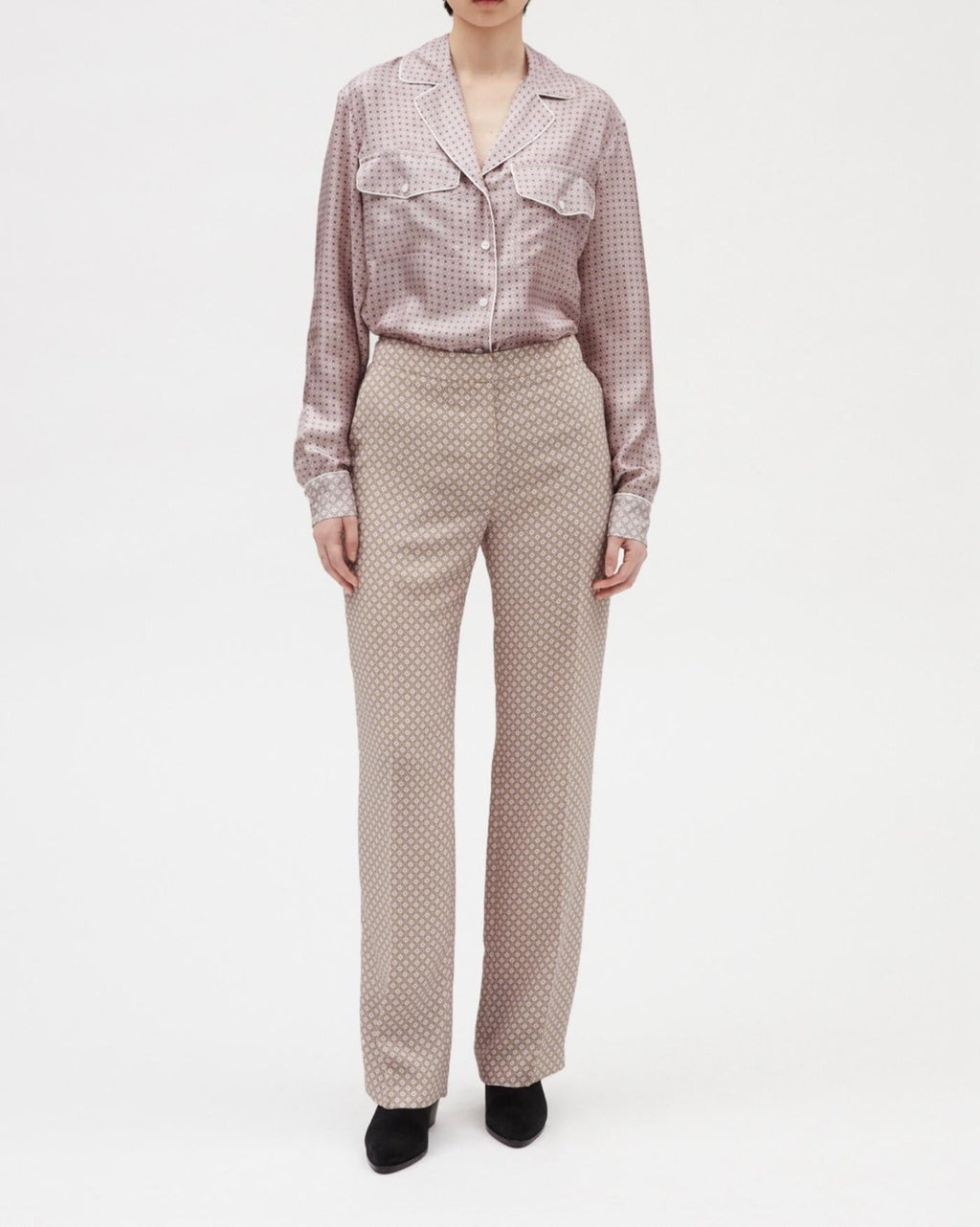 Shirt - Cachou - Light Print